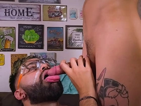 Blowjob Facial Camilo Brown Sucking Twink Magic C Big Cock Until He Covers His Face In Thick Cum japan gay model porn