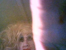 Old smoking scrubber fag bitch sissy  Shitcunt Sarah Wankward degrades herself again for black Bull gay korean bdsm porn