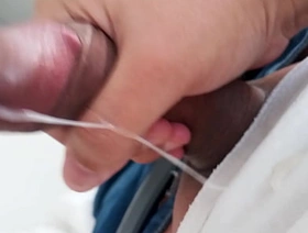 Cumming, jacking off my uncircumcised cock, closeup. November 23, 2024. takeo japan gay porn