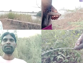 Rajesh Playboy 993 Public Outdoor Jungle Pissing Near the Lake. Golden Shower Spanking Bubble Butt Hanging Balls Hairy Cock gay porn desi hot