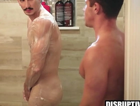 Gay roommate joined him in a shower hot gay porn desi