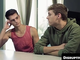 DisruptiveMovie.com - Stepuncle Dale Savage bareback fucks twinks Jack Bailey and Trevor Harris raw asian gay porn hot