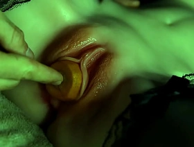 My carrot turned out to be the right size for her wet pussy! porn gay japanese hot