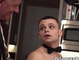 Twink Marcus Rivers fingered and rammed in a hot group sex session with old manÂ  Killian Knox gay porn hot top