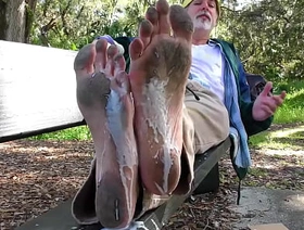 Richard Lennox Lets You Experience Foot Fetish In The Park japan muscle gay porn