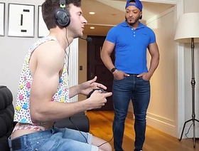 Broke Gaymer Twink Lets Delivery Guy Drill His Butthole hot gay hd porn
