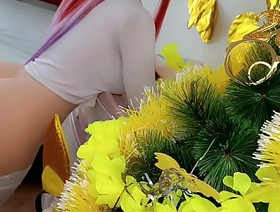 BIG ASS and cute NEW YEAR. My HOT and desirable VIRGIN stepdaughter showed me the thong she was wearing at the evening toast and upon seeing her Perfect ASS and wet pink PUSSY my huge BBC COCK started fucking her again and again until the HOT CUMSHOT porn hot indian gay