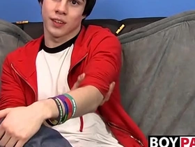 Interviewed twink Kyler Moss jerks off before cumming hard china red uncle gay porn