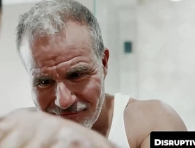 DisruptiveMovie.com - Stepdad Dale Savage deepthroats stepson Brandon Anderson's massive cock japan gay wrestling porn