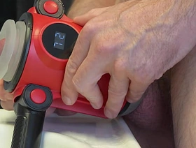 Calvin 9 Thrusting & Vibrating Massage Training and Masturbator 2 IN 1 BESTVIBE Sex Toy korean shower gay porn