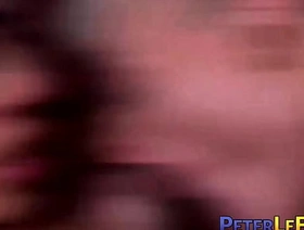 Blond bottom Ander Wolfson is ass stretched in a threesome by Jay Wu and Tony Genius hot blonde gay porn