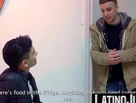 LatinoJuice.com - Jock homo Jonas Matt wanks dick while bred hard by Felipe hot muscle porn gay