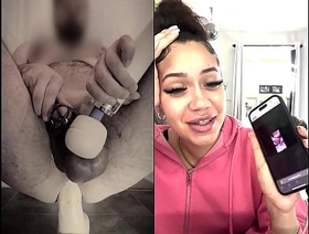 Her Blind-Reaction to How I Jerk Off! I think She Finds it odd, but Tolerable. gay asian porn massage