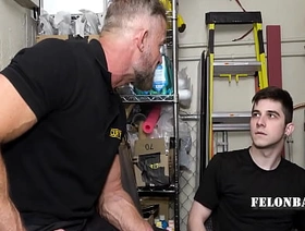 Stud Cop Has No Patience For Slutty Twink Who Got Caught Fucking In The Restroom korean gay teens porn