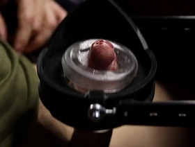 Testing out a new hands-free masturbator japan model gay porn