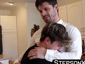 StepsonXXX.com - Devin Franco & Jordan Lake - Blonde Jordan Lake cums hard while getting bred by hunk Devin Franco indian fuck chinese gay porn