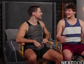 Hot David and Connor get to pump each others big butts hot gay porn hentai