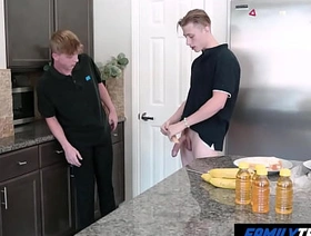 FamilyTwink - Big Stepbrother Teases his Bro with a Ruler gay porn japan straight