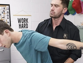 Gay Guard Following the Standard Procedure to Search the Shoplifting Suspects - Menperps korean gay porn riding