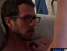 FamilyTwink - Sinful Step-Uncle Blinds his Twink Nephew then Fucks Him hot macho gay porn