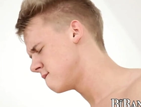 Blond stud ass banged while licking babes pussy gay porn star japan