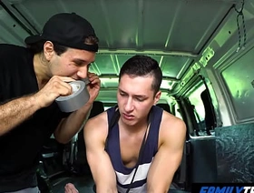 FamilyTwink - Disciplinary Intervention in the Car japan office gay porn