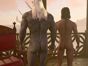 Baldur's Gate 3 Naked Playthrough: Gale Romance Gay Sex Scene (no mods) sg twitter gay porn