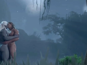 Baldur's Gate 3 Naked Playthrough: Halsin Romance Gay Sex Scene (no mods) gay porn fuck hot