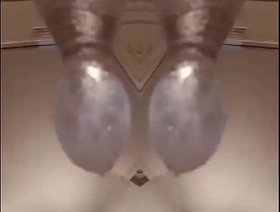 MIRRanuz 29 20240918 BARBIE head fuck myAnus DP 2 dildos Glass Knotted Plug DP korean gay office porn