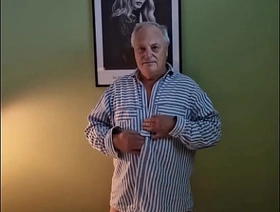 horny old man Chris show off chinese guys gay porn