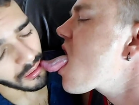 Leo Blue Throats Sebastian Cums With His Long Tongue gay asian porn massage