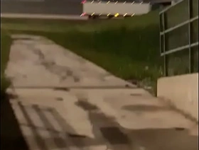 Quickie by the highway jap gay massage porn