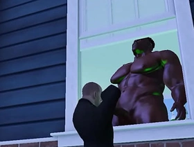 my neighbor's huge college football son let me suck his giant black dick thru bathroom window straight chinese gay porn