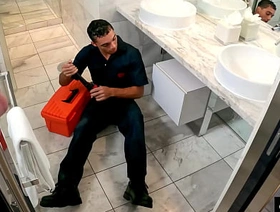 Plumber Stud Uses His Tool To Clear Out Brody's Drain Hole gay japan porn cute
