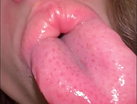 Dumb whore Dommylips is making their slutface and showing off tongue gay porn hot guy