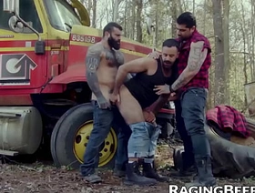 hairy hunk Teddy Torres takes cum from step dad and friend korean rough gay porn