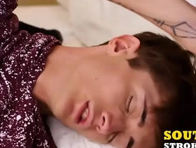 Cutie grips his partners ball sack and sucks on his shaft indonesian hunk gay porn