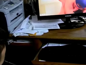 Hung Dude Marcus Rivers Watches Porn And Wanks In The Office chinese muscle gay porn video