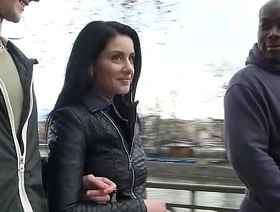 Teen Couple talk Big Black Cock Stranger to Fuck Girlfriend Anal while Cuckold Watching porn gay korean