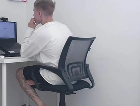 distracted my stepbrother from work and fucked his tight ass hot gay porn riding