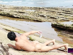 Oil rain on nudist beach korean gay porn actor