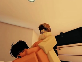 Femboy Gets Dicked Down and Filled by Muscular Guy [ROBLOX] hot shower gay porn