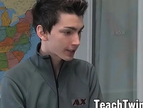 Cute twink Colby London drilled by teacher Brice Carson japan toilet gay porn