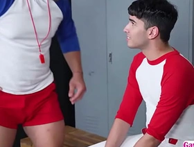 Coach Halo bareback fucks his player Rob Quins ass chinese hot gay porn