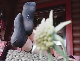 Schwarze Socken auf der Veranda hot teen gay sex porn