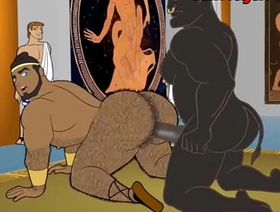 Cartoon Porno Gay os Deuses Pauzudos hot handjob gay porn