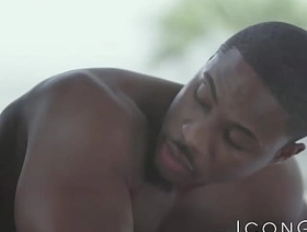 DeAngelo Jackson massages Liam Cyber before being rawbanged singapore hunk gay porn