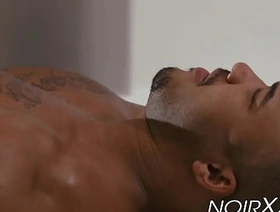 Masseur handles his customers cock and offers him his tight ass hot cowboy gay porn