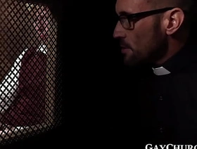 A crime against god jerking off on church pastors face handsome china gay porn