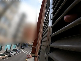 Extreme narcissist makes street people horny by sticking his cock out the window hot arab gay porn